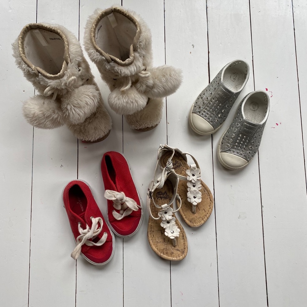 Girls Size 7 Shoe Lot